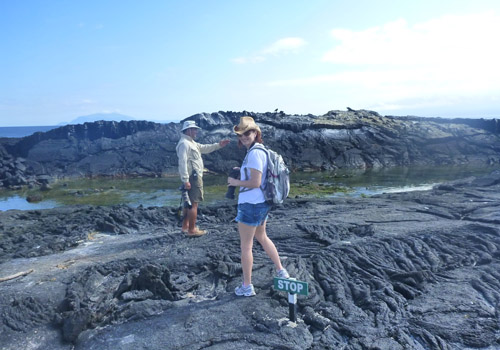 picture of tonya in galapagos